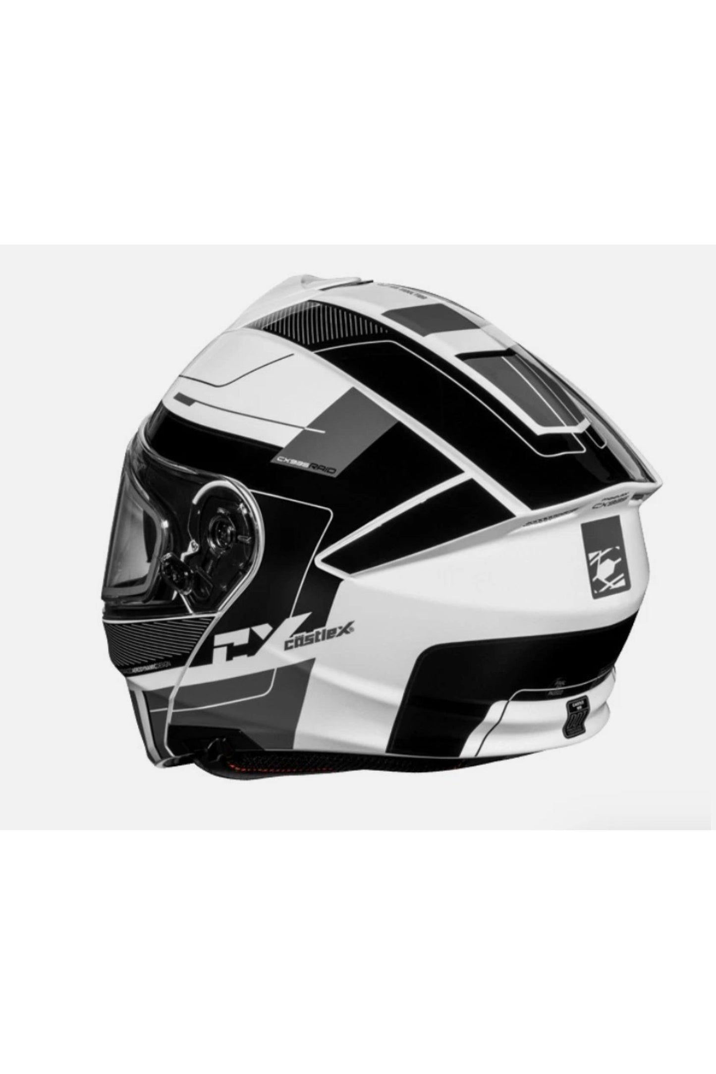 New Castle X White 935 Raid Modular Heated Snowmobile Helmet L XL 2X 3X 36-2610