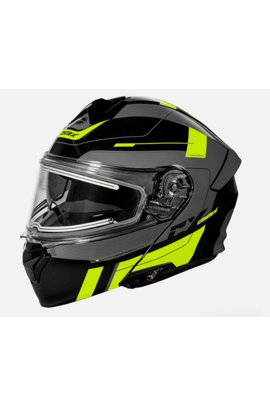 New Castle X Hi Vis Raid Modular 935 Heated Snowmobile Helmet L XL 2X 3X 36-2613