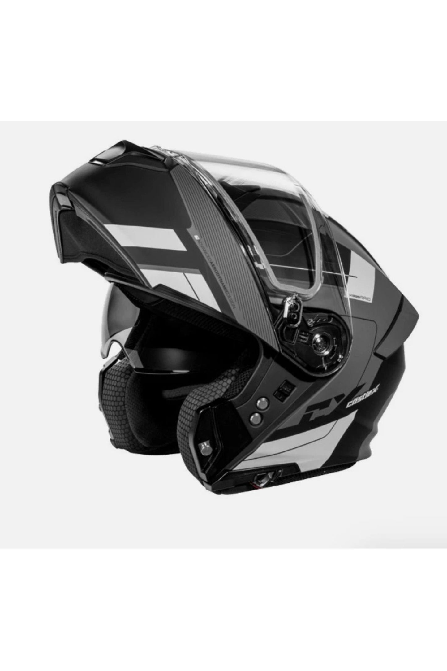 Castle X Gray Raid Modular Heated Snowmobile Helmet M L XL 2X 3X 4X 5X 36-2617