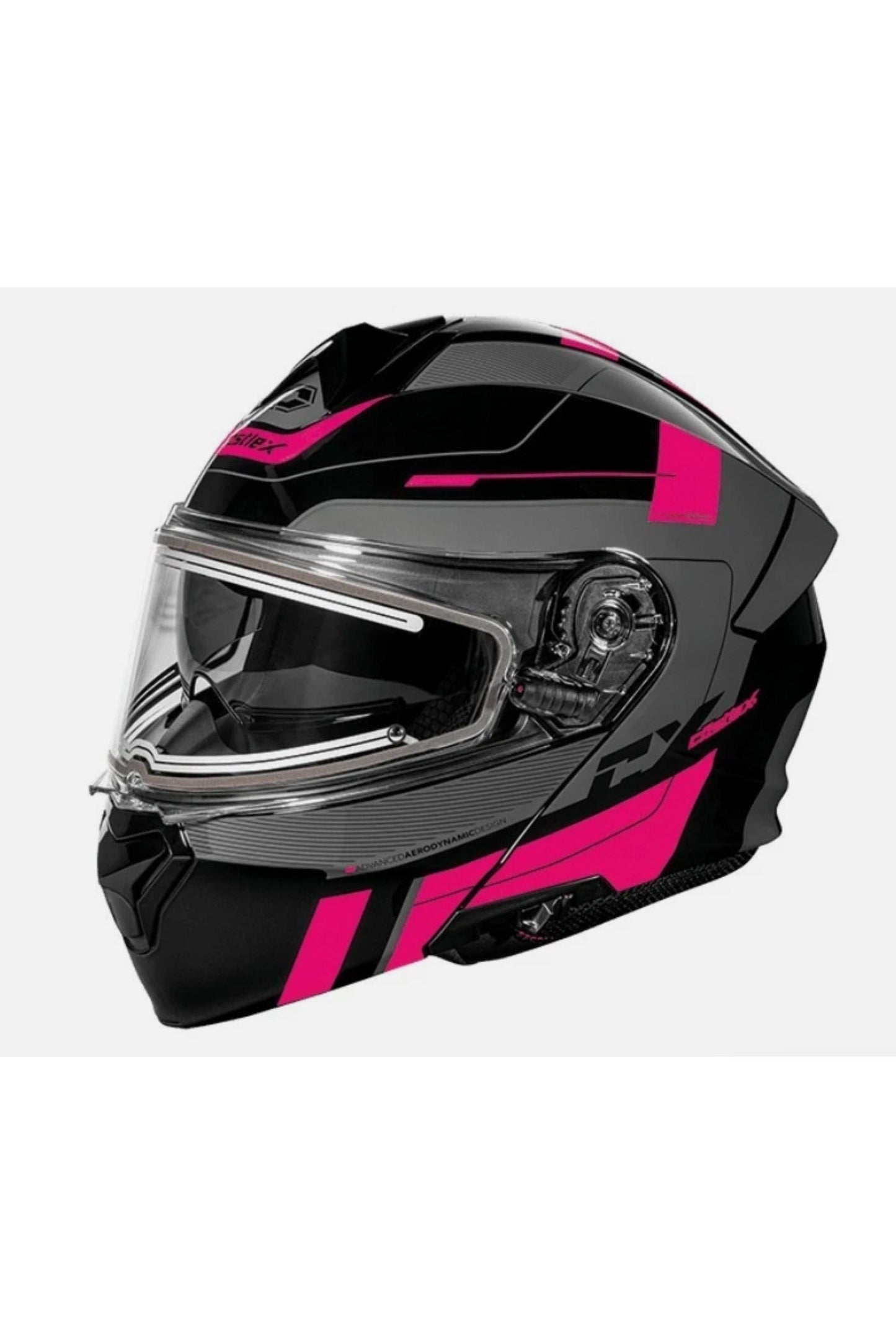 New Castle X Pink Raid Modular 935 Heated Snowmobile Helmet S M L XL 36-2618