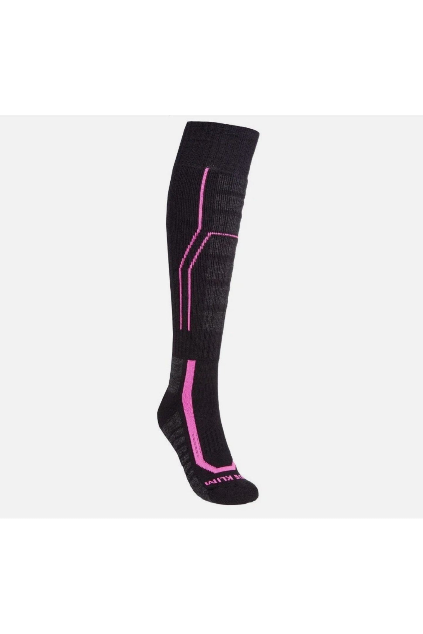 Women's Klim 2.0 Black Pink Solstice Snowmobile Socks Medium 3483-000-130-014