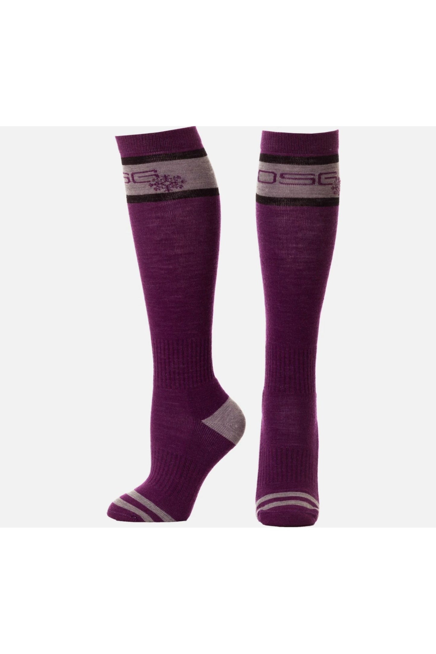 Women's DSG Snowmobile Amethyst Mid Weight Socks 462-0806