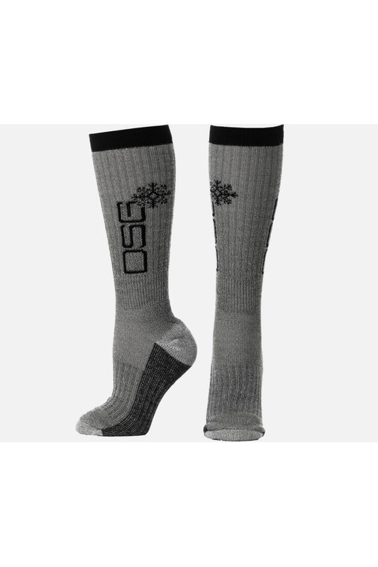 Women's DSG Snowmobile Gray/Black Heavy Weight Socks 462-0809
