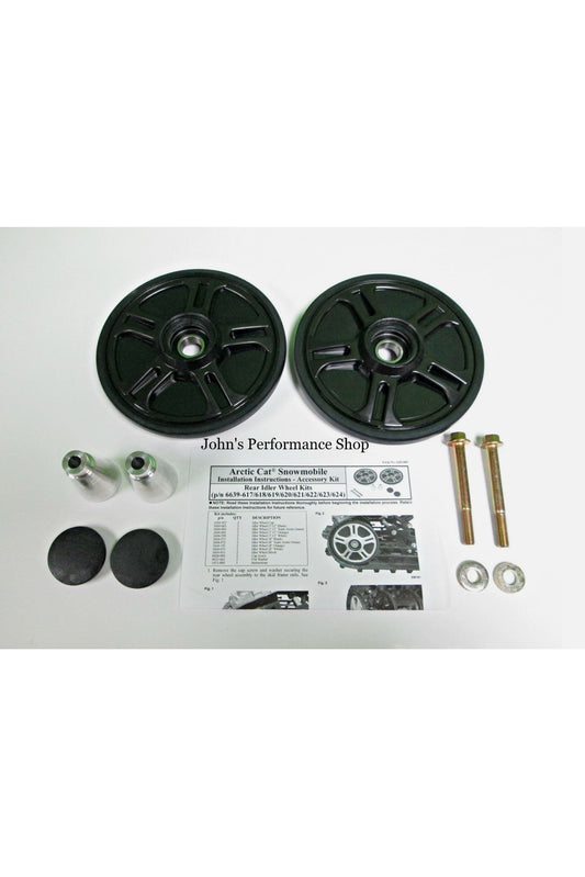 OEM Arctic Cat Black Rear Idler Wheel Kit 7.12" 2012-2018 129" Track 6639-617