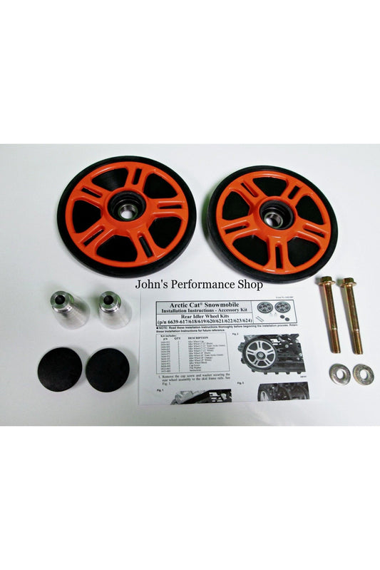 OEM Arctic Cat Orange Rear Idler Wheel Kit 7.12" 129" Track 6639-619