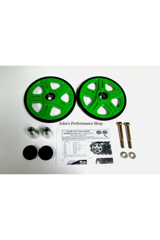 OEM Team Arctic Cat Green Rear Idler Wheel Kit 8" 6639-622