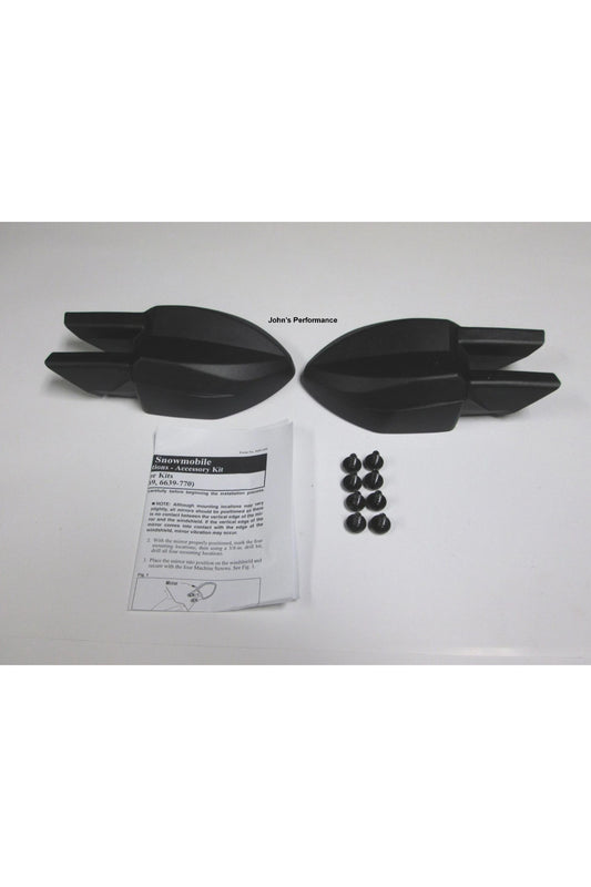 OEM Arctic Cat Snowmobile Windshield Mirror Kit Pair 6639-770