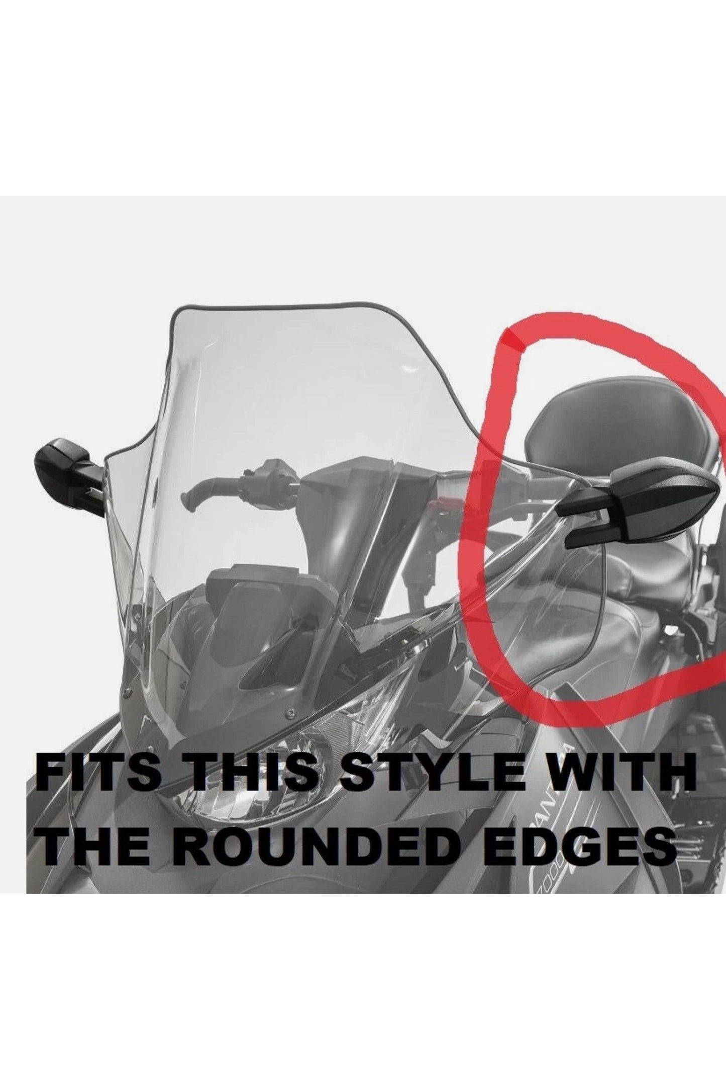 OEM Arctic Cat Snowmobile Windshield Mirror Kit Pair 6639-770