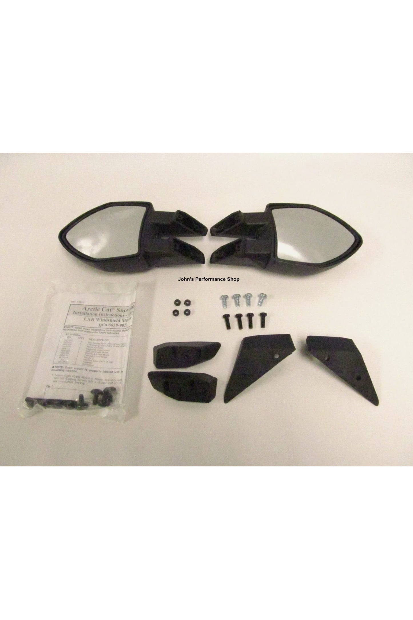 OEM Arctic Cat Snowmobile Windshield Mirror Kit Pair 6639-902