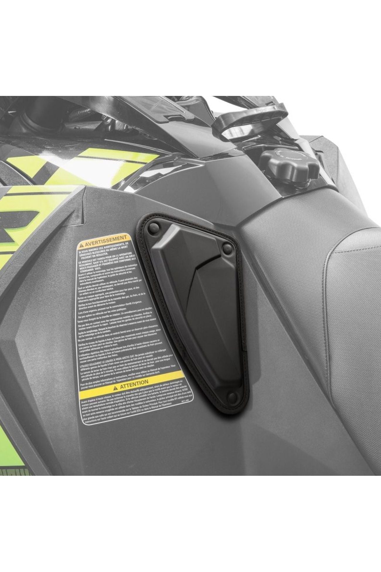 OEM Arctic Cat Snowmobile Black Tank Pads Knee Pads 7639-413