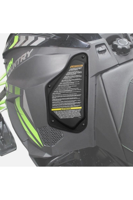 OEM Arctic Cat Snowmobile Black Tank Pads Knee Pads 7639-417