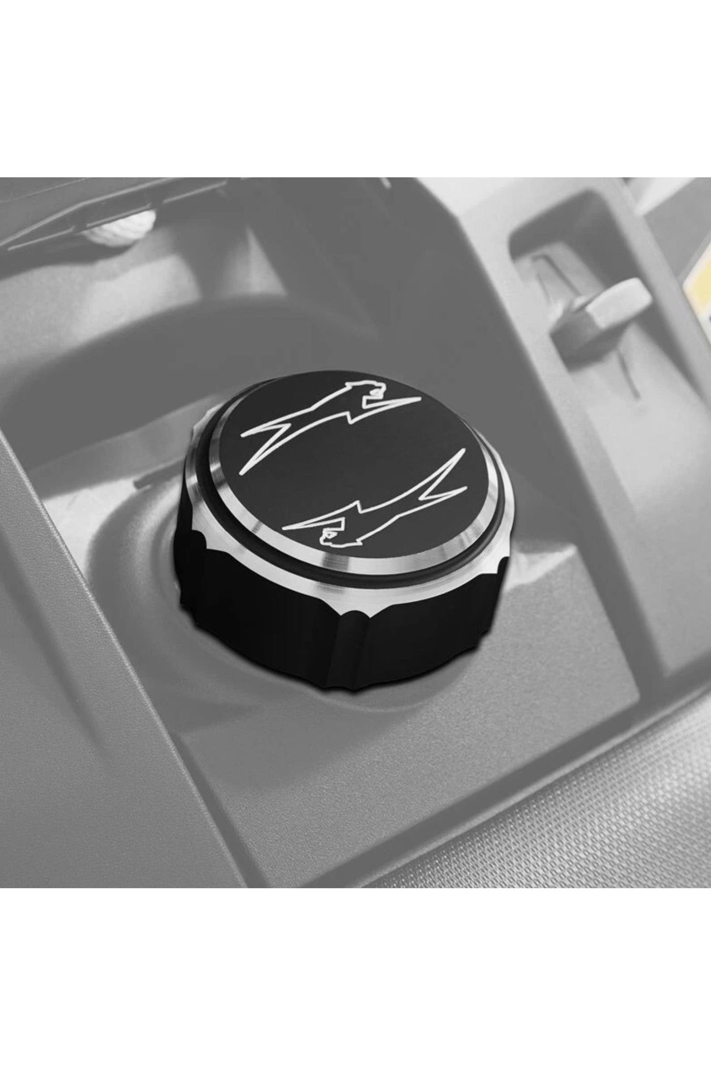 OEM Arctic Cat Snowmobile Black Billet Aluminum Fuel Cap 7639-844