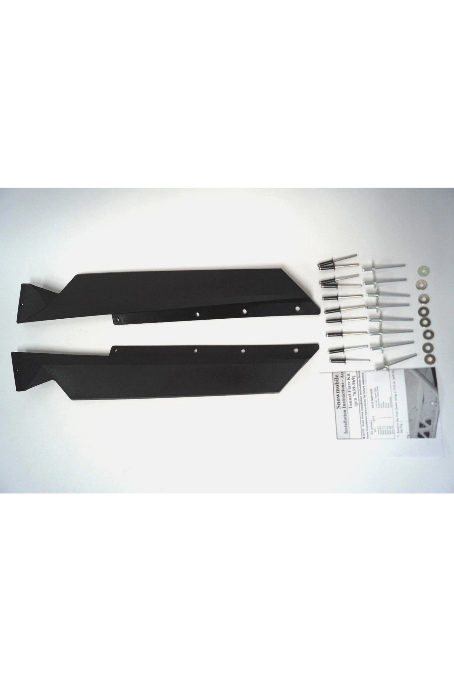 OEM Arctic Cat Snowmobile Black Rear Tunnel Flares Pro Cross Chassis 7639-969