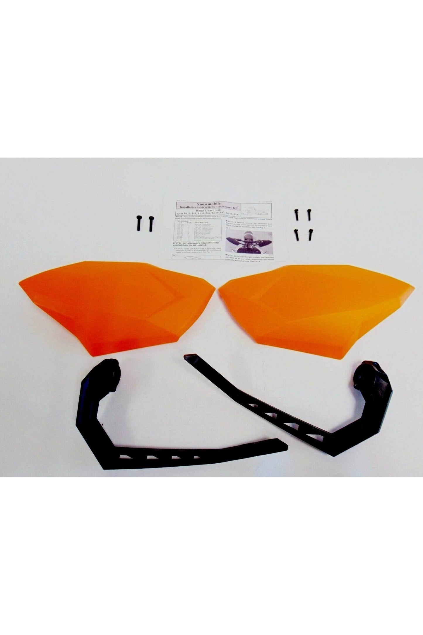 OEM Arctic Cat Snowmobile Orange Hand Guards 8639-347