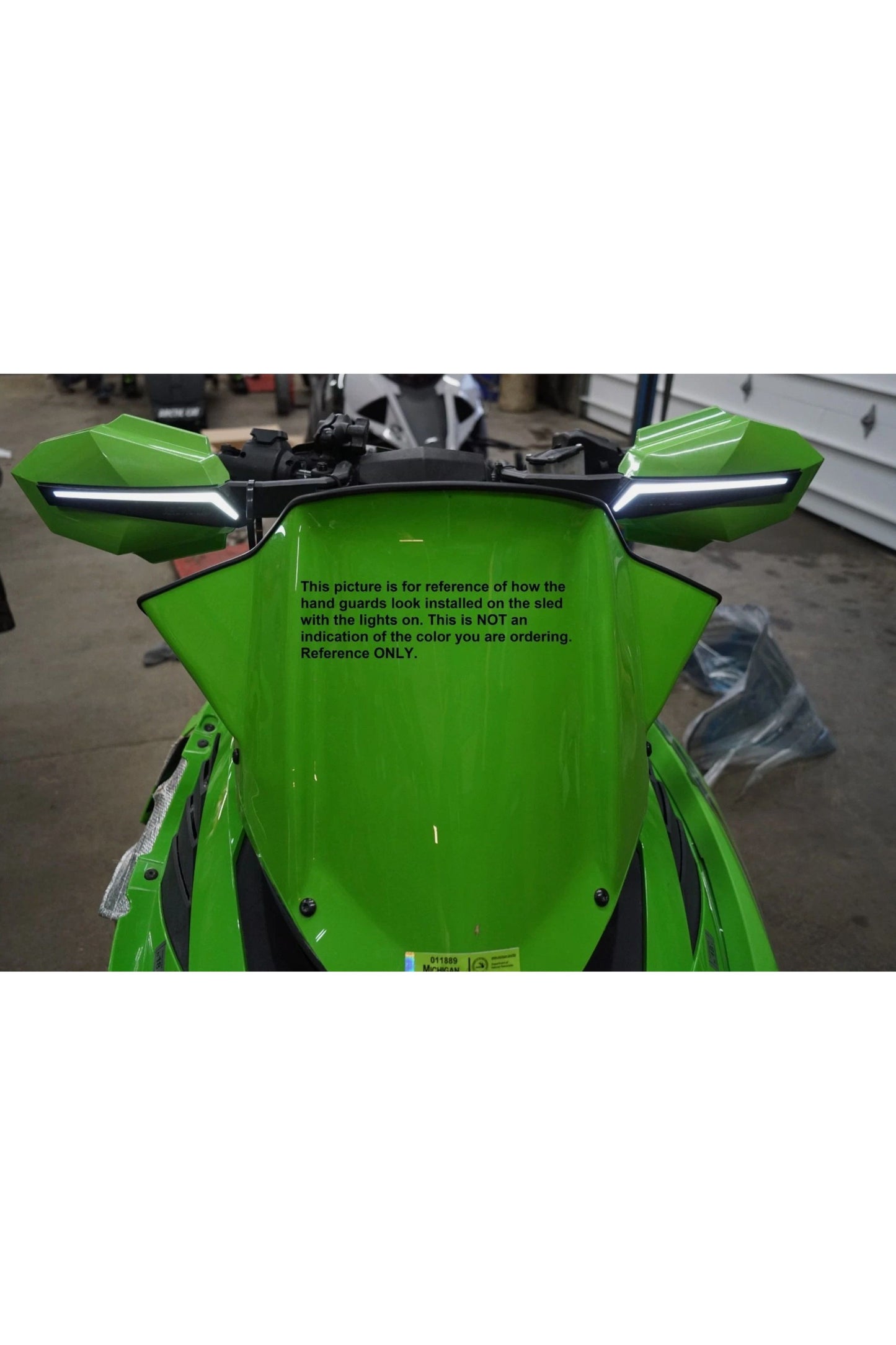 OEM Arctic Cat Snowmobile Black LED Procross Hand Guard Light Kit 7639-770 8639-354