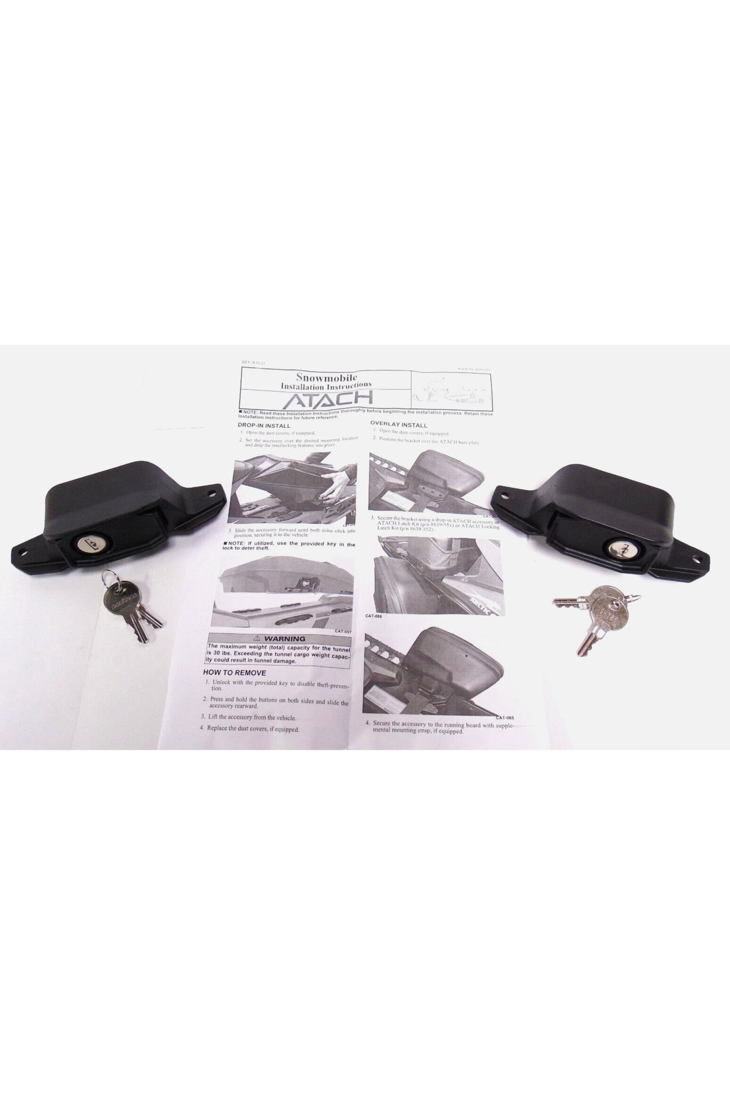 OEM Arctic Cat Snowmobile Atach Locking Latch Kit 8639-552