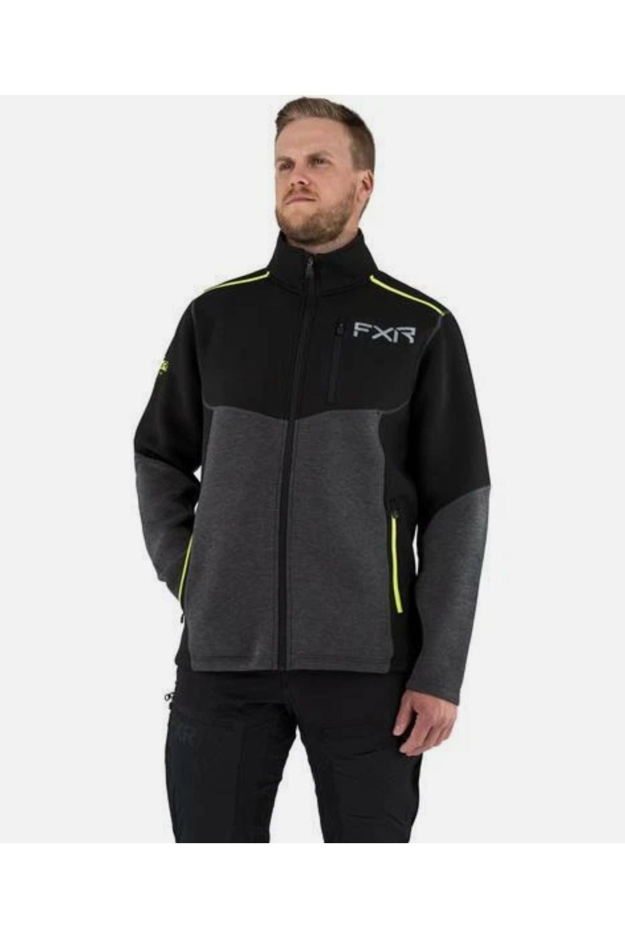 FXR Men's Altitude Tech Zip Up Jacket Hi Vis  211138-0865-13