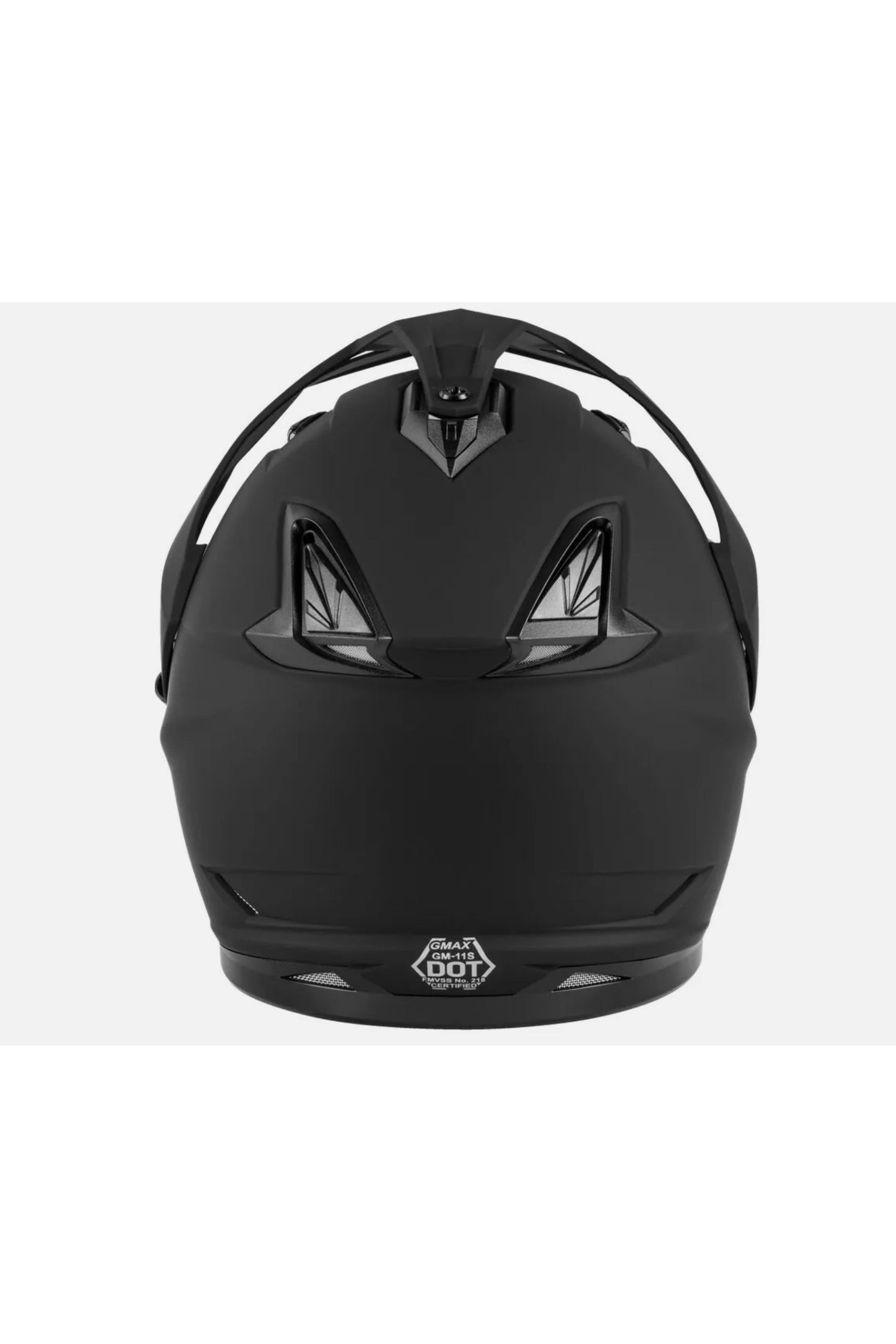 GMAX Snowmobile GM-11S Dual Sport Matte Black Helmet  72-7121
