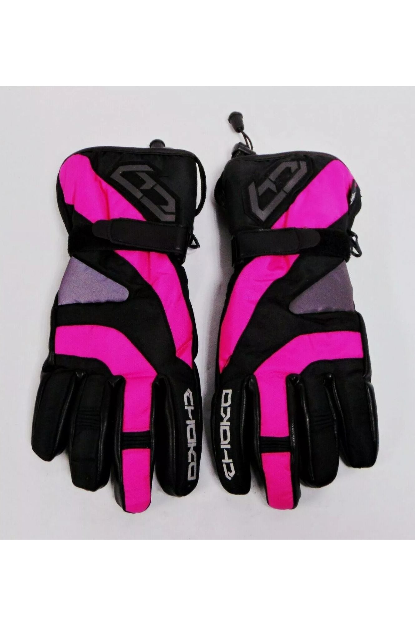Choko Juniors Fuchsia Pink Snowmobile Gloves XS S M XL (8-18) 225251