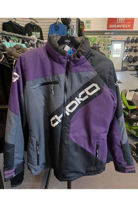 Women's Choko Quantum Snowmobile Jacket Plum Purple M 181121 3DK
