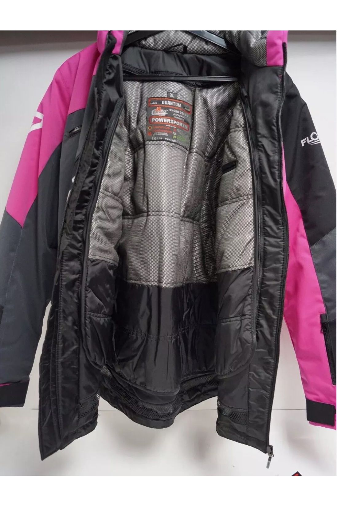 Women's Choko Quantum Snowmobile Jacket Fuchsia Pink  181121 H80