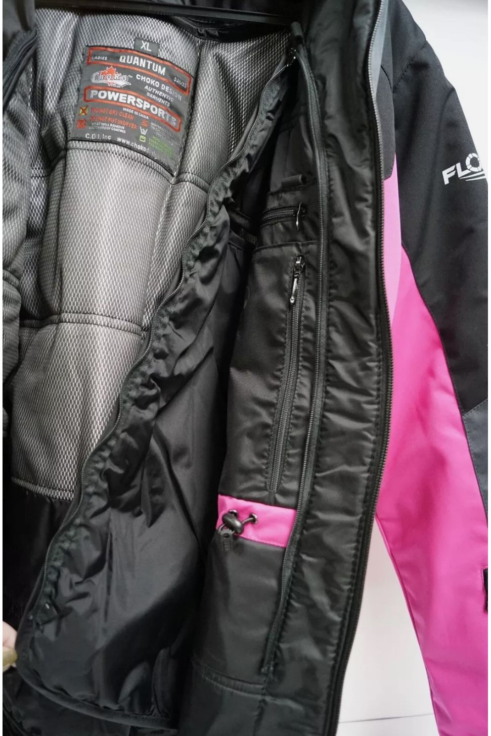 Women's Choko Quantum Snowmobile Jacket Fuchsia Pink  181121 H80