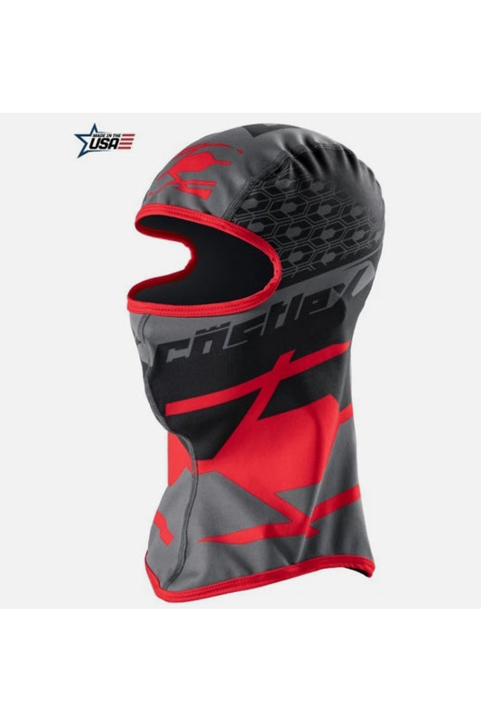 Castle X Icon Red Snowmobile Facemask Balaclava Fits Helmet Size S-XL 77-130A