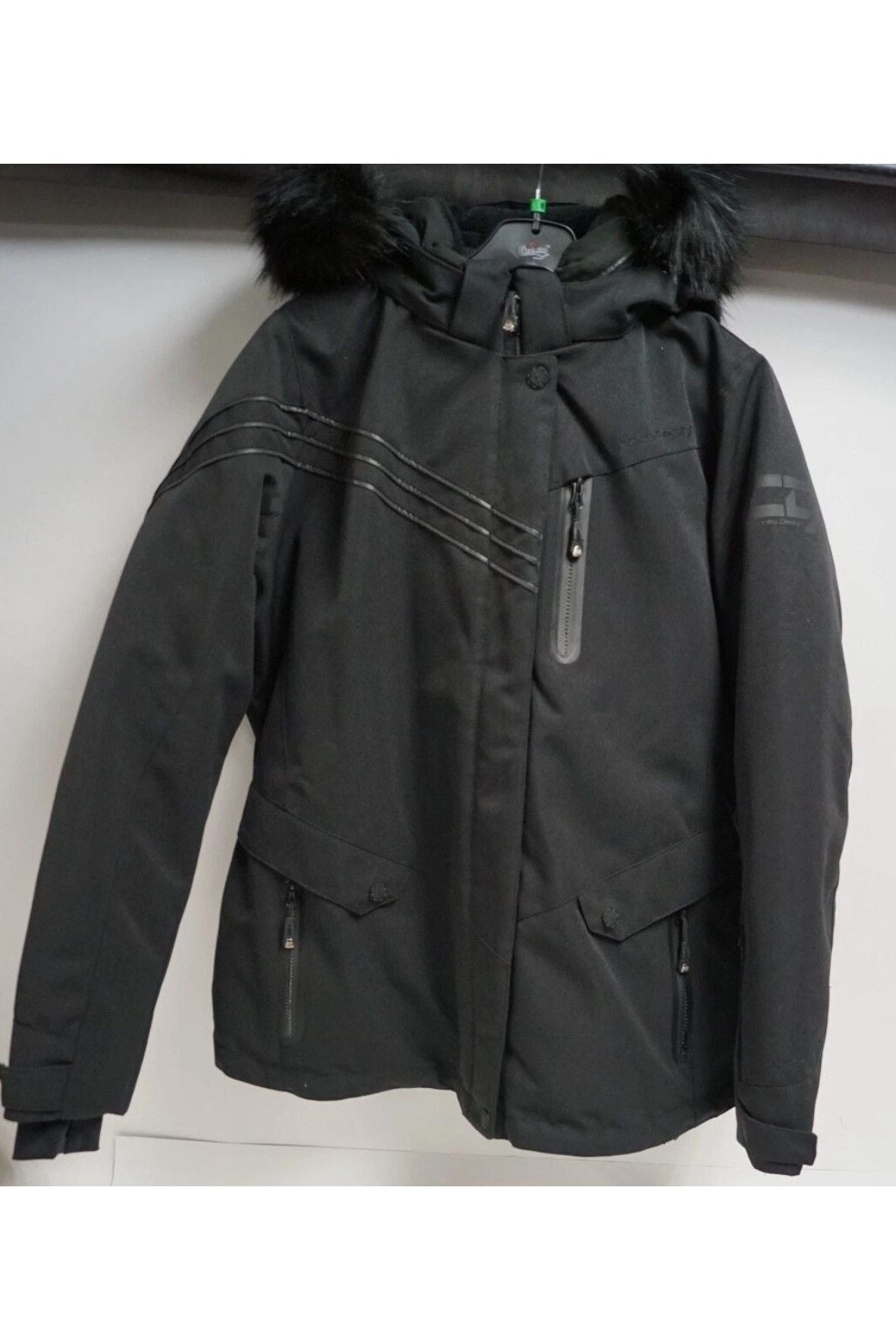 Women's Choko Adventurer Snowmobile Jacket Black Textured 187121