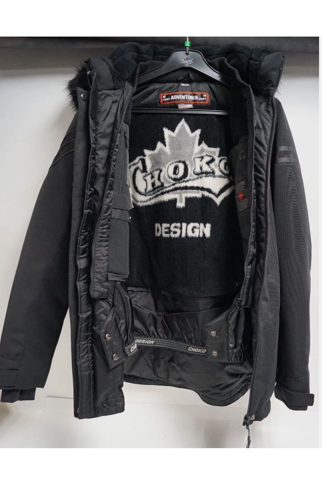 Women's Choko Adventurer Snowmobile Jacket Black Textured 187121