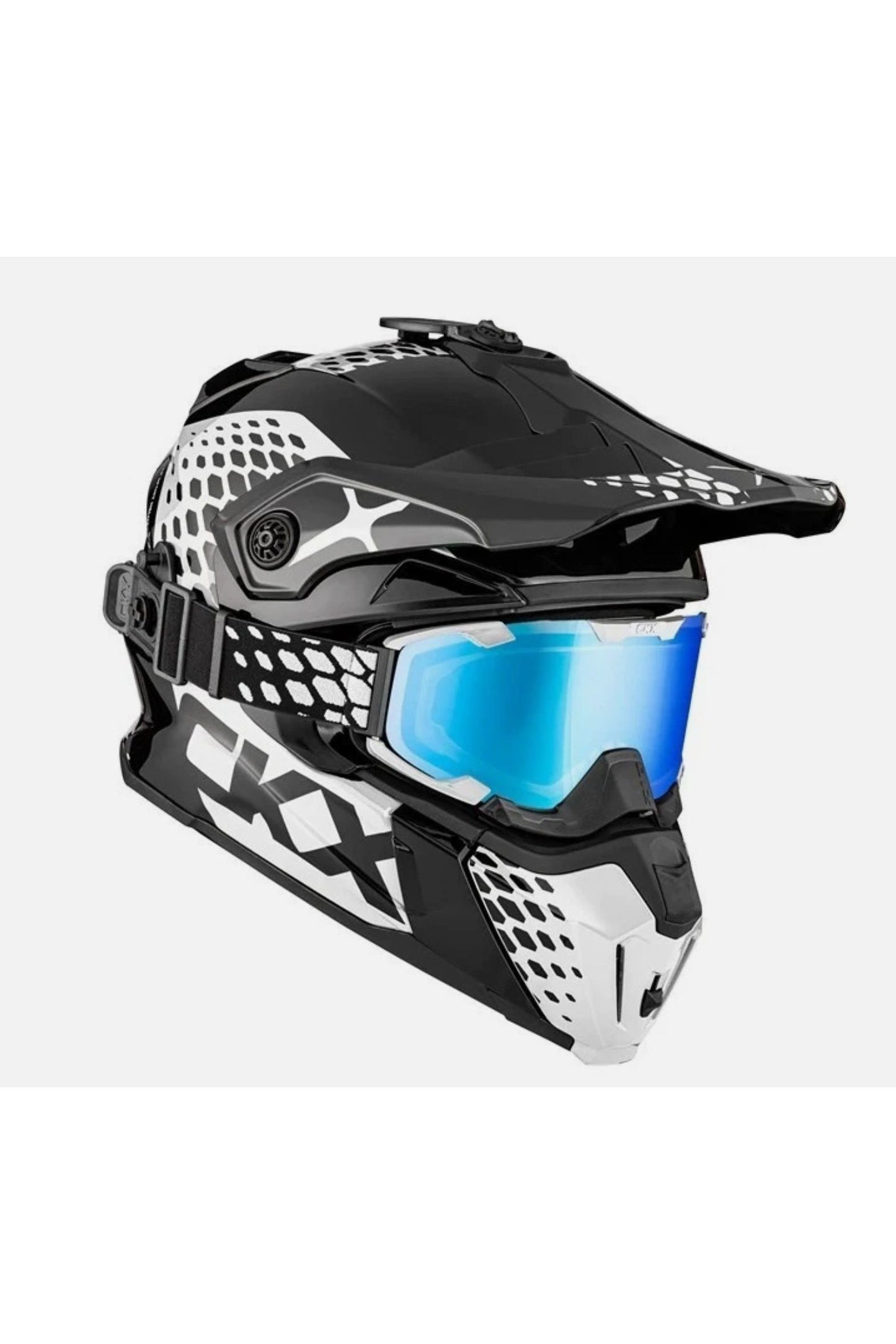 CKX Black White Titan Original Snowmobile Helmet L XL 2XL 3XL