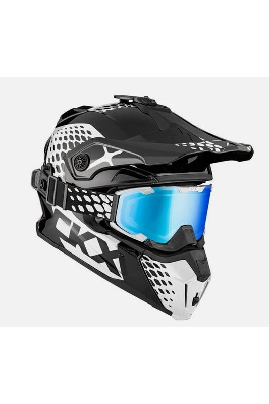 CKX Black White Titan Original Snowmobile Helmet L XL 2XL 3XL