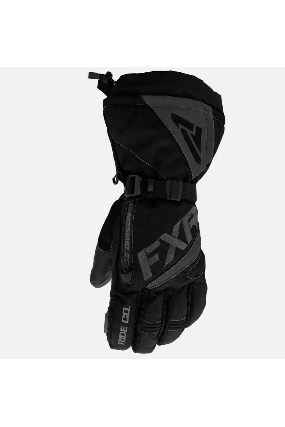 FXR Women's Fusion Snowmobile Gloves Black & Charcoal 220833-1008
