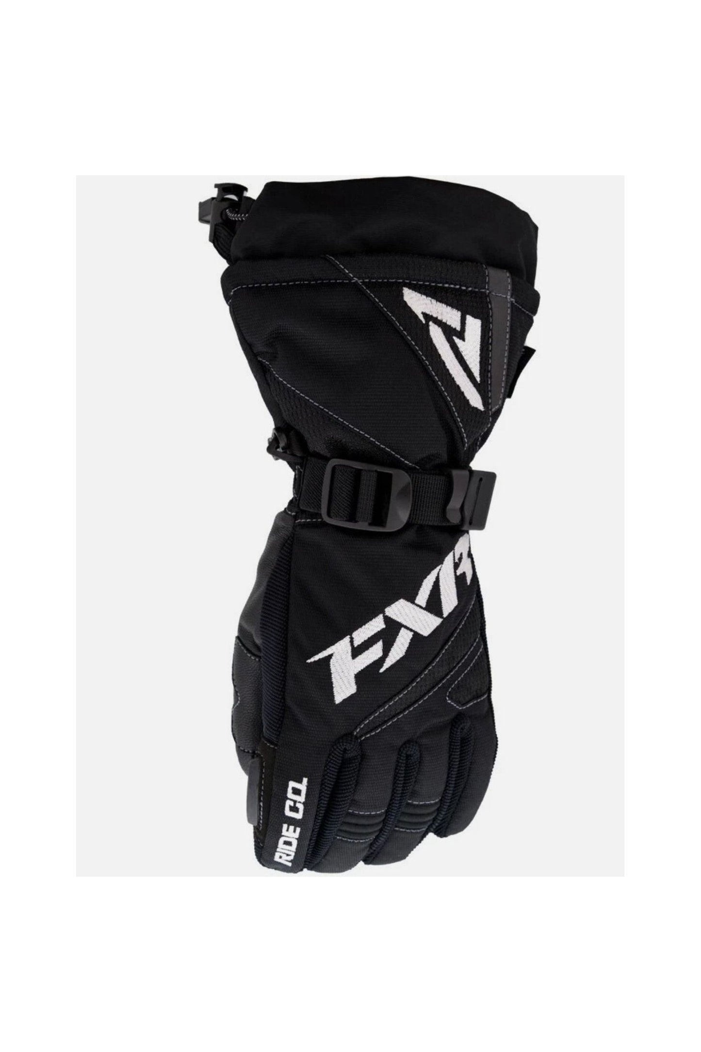 FXR Children's Snowmobile Helix Race Gloves Black 220840-1000