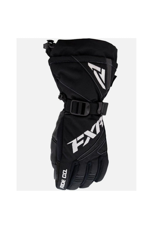 FXR Youth Snowmobile Helix Race Gloves Black 220841-1000