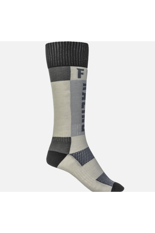 FLY RACING MX SNOWMOBILE SOCKS Black & Grey LG/XL 350-0552L