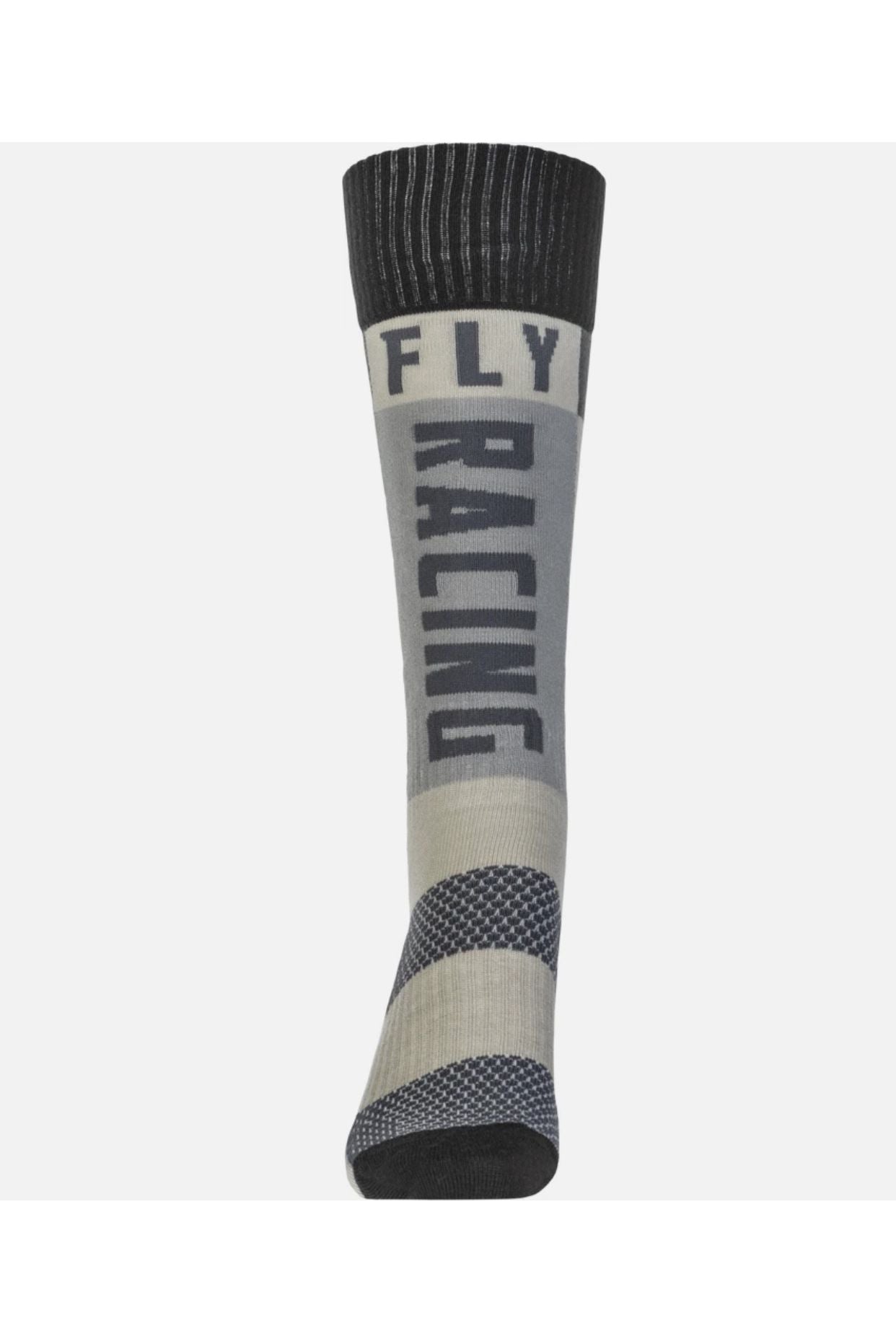 FLY RACING MX SNOWMOBILE SOCKS Black & Grey LG/XL 350-0552L