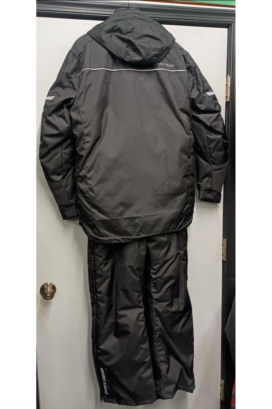 Men's Black 2pc Snowmobile Suit Core Jacket with Quatro Bibs 195820 0 S Small