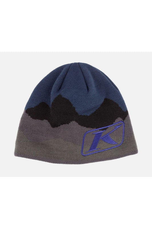 Adult Klim Snowmobile Beanie Dress Blues Gray 3133-003-000-264