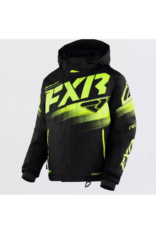 FXR Youth Kids Boost Snowmobile Jacket Hi Vis 230407-1065