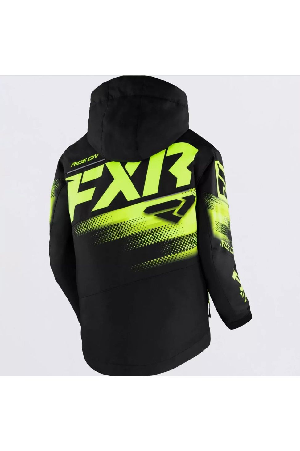 FXR Youth Kids Boost Snowmobile Jacket Hi Vis 230407-1065