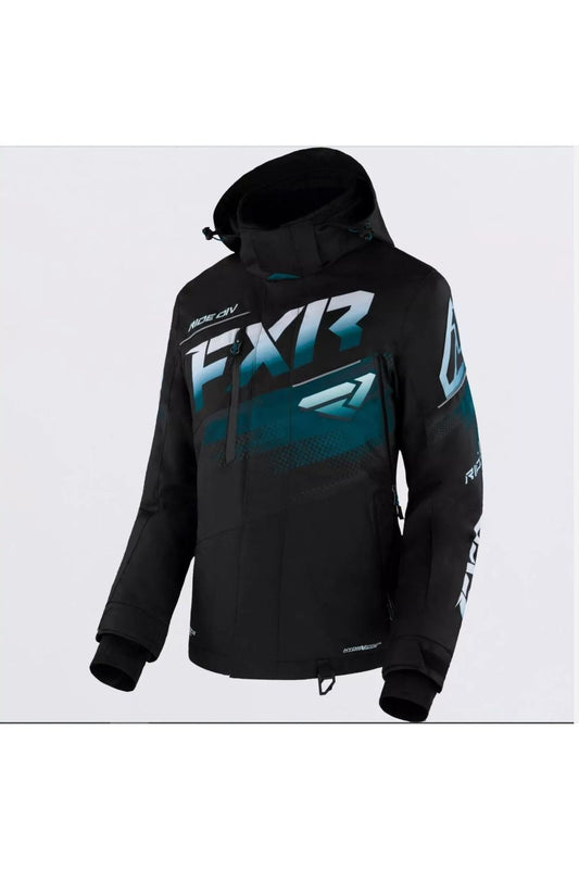 FXR Women's Boost FX Snowmobile Jacket Mint Ocean 230224-1054