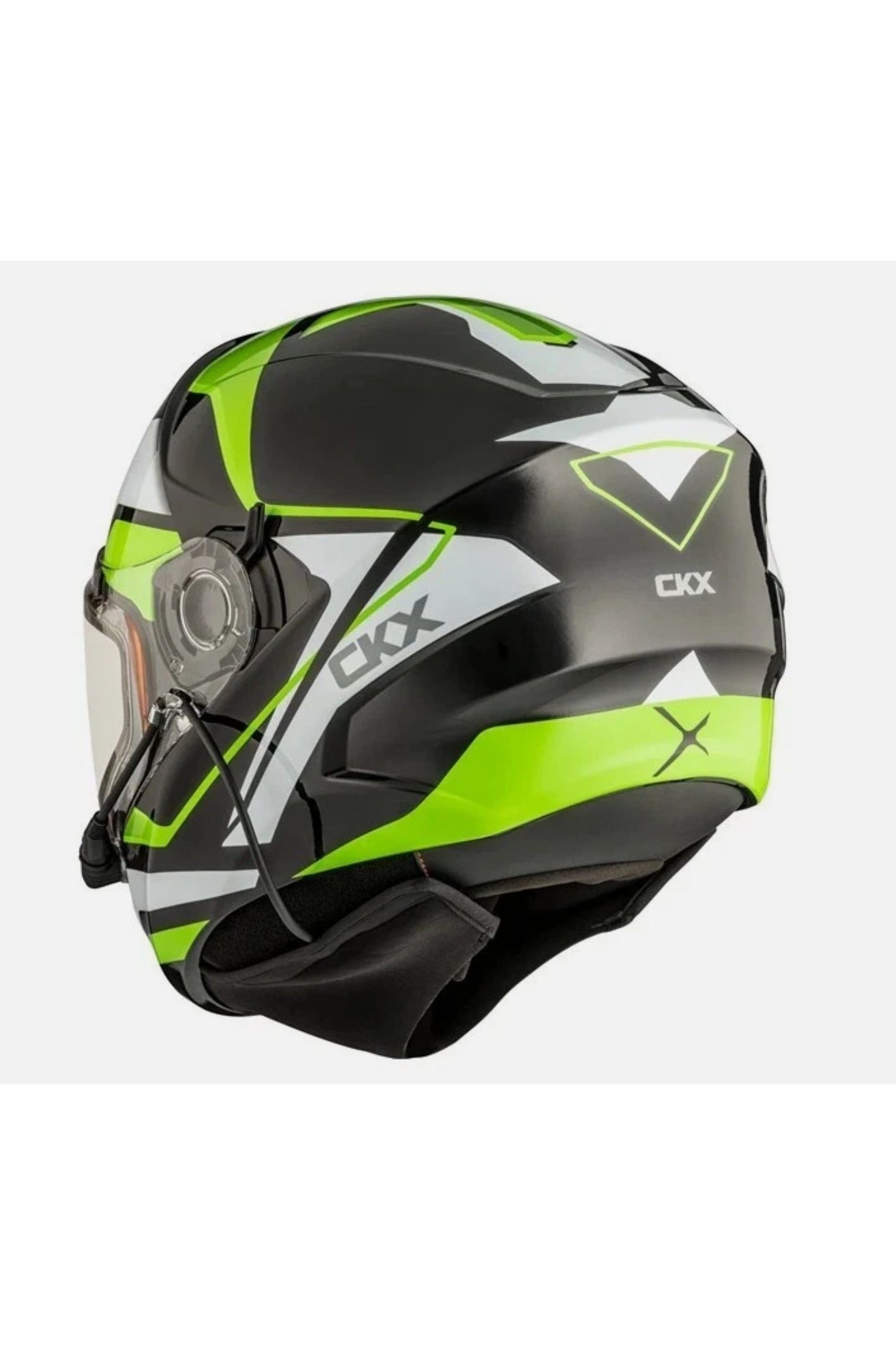 CKX Contact Lime Green Snowmobile Helmet w/ Heated Shield L XL 2XL 3XL 51684