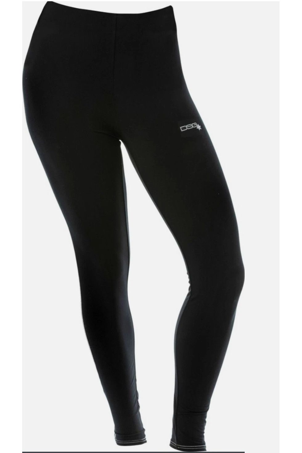 Women's DSG Divas Snow Gear Black D Tech Base Layer Pants