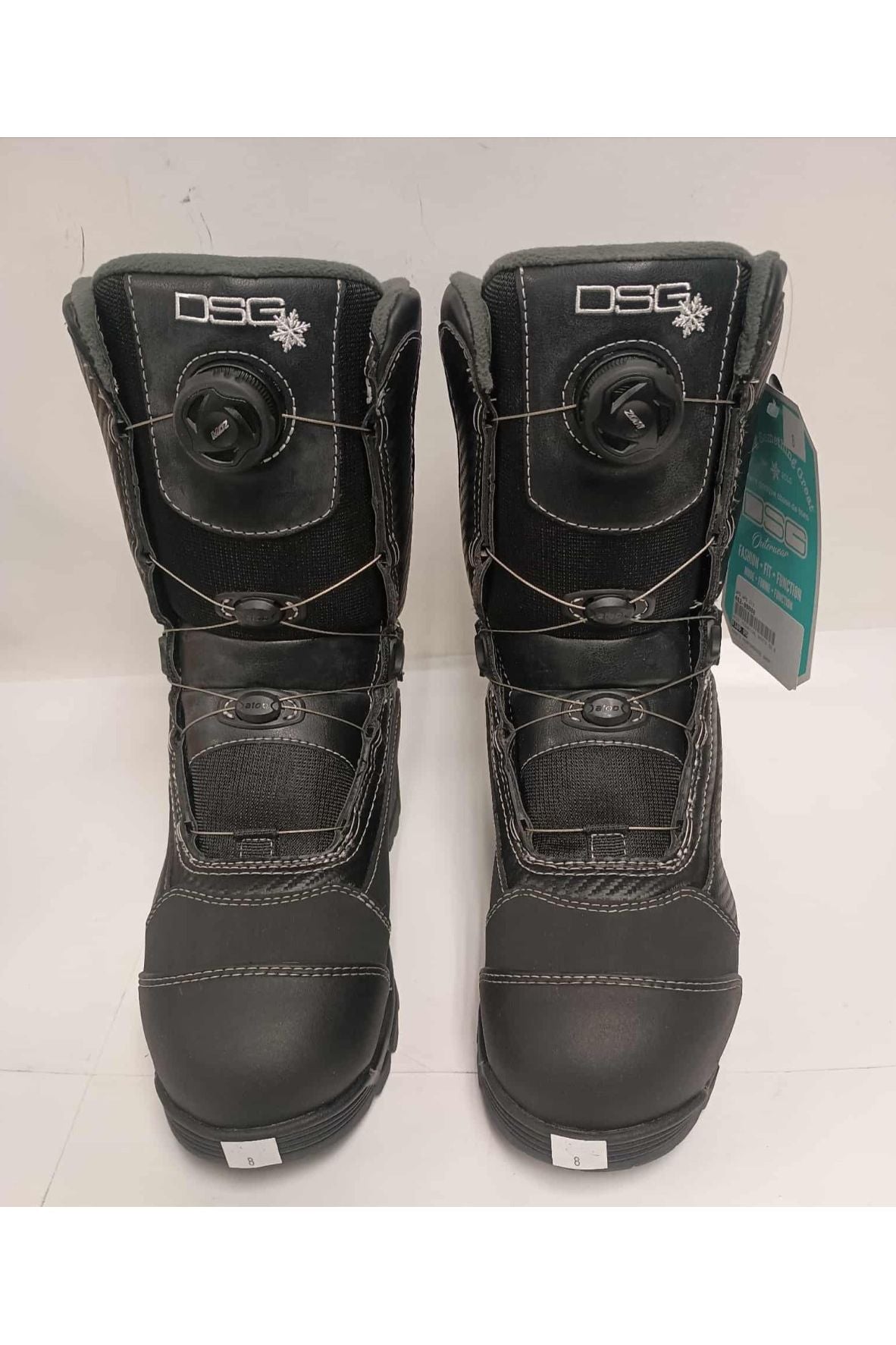 Women's DSG Snowmobile Black Avid Technical Boots 8 9 11 462-890
