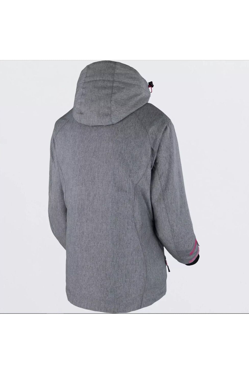 FXR Women's Fresh Snowmobile Jacket Fuchsia Pink & Heather Gray 230202-0790