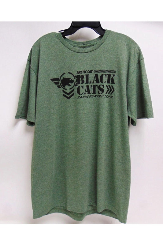 OEM Men's Arctic Cat Black Cats Green T-Shirt L 3XL 5314-232 5314-235