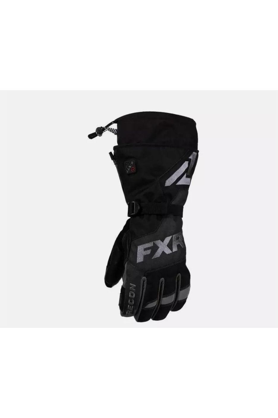 FXR Men's Black Snowmobile Heated Recon Gloves 200810-1000