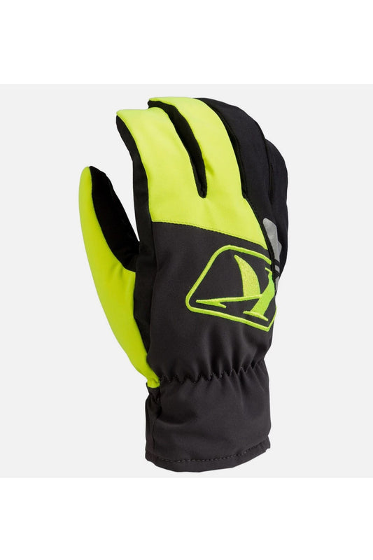 Klim Men's Klimate Short Snowmobile Gloves Hi Vis 3233-000