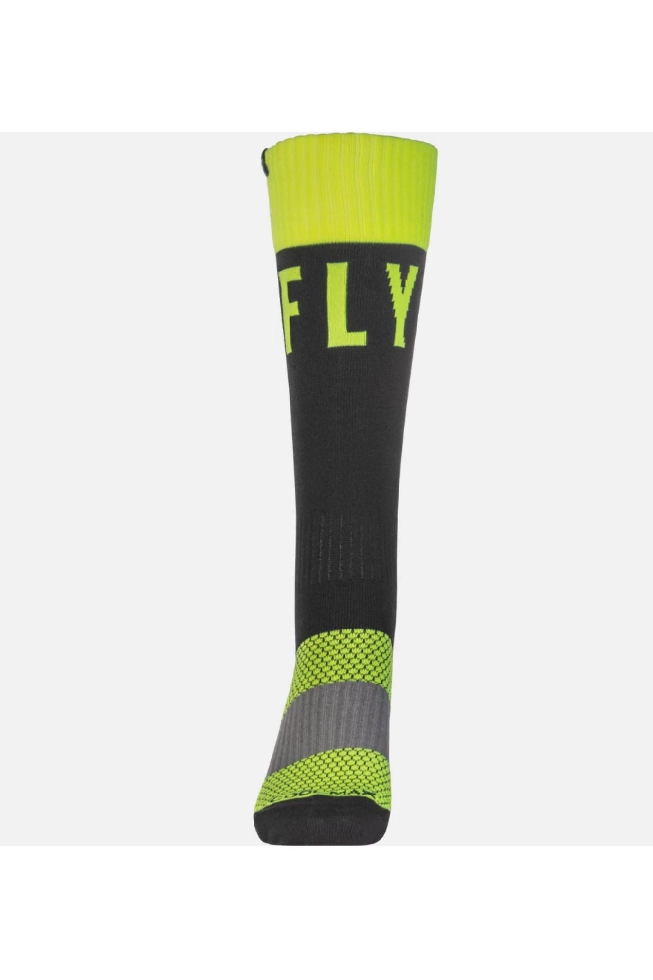 FLY RACING MX SNOWMOBILE SOCKS Hi Vis Black & Grey LG/XL