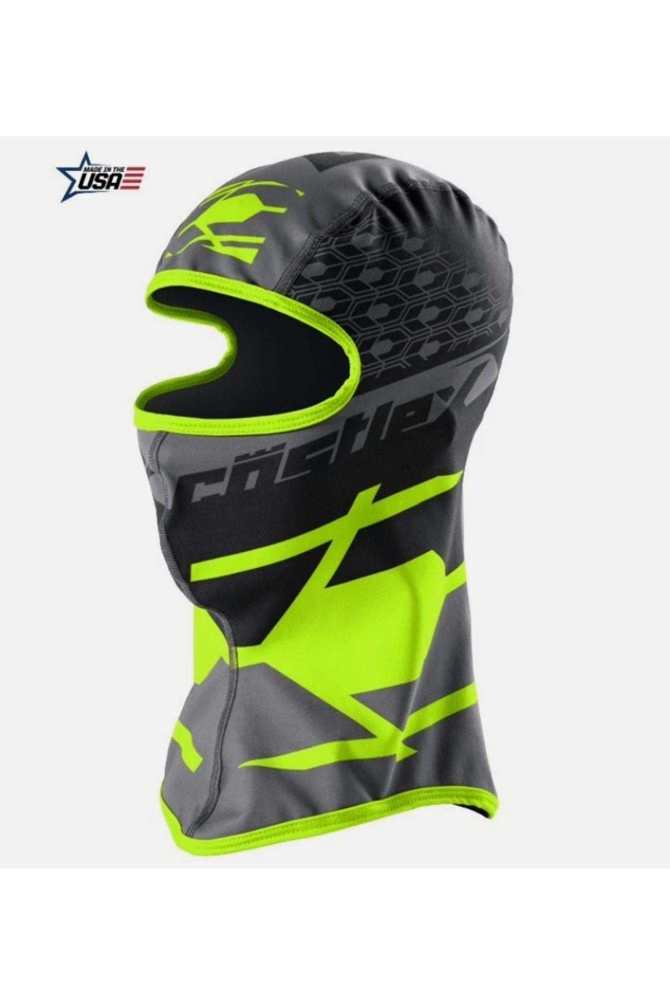 Castle X Icon HiVis Snowmobile Facemask Balaclava Fits Helmet Size S-XL 77-130C